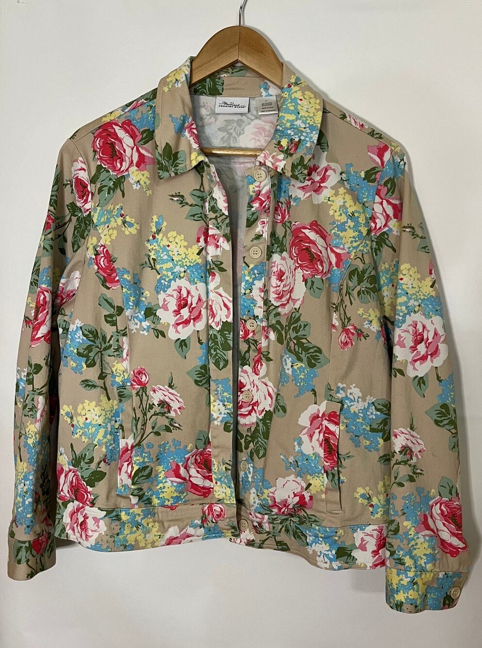 The Vermont Country Store Woman's Jacket Large Grandmacore Cottagcore Country